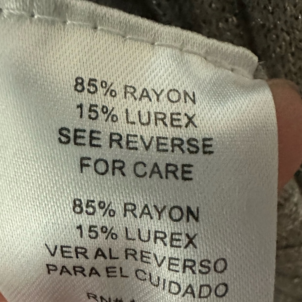 Joseph A Open Front Drapey Metallic Cardigan - image 5